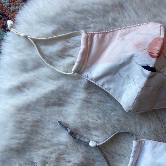 old navy kids 3 face masks toddler size 2-6 Christmas santa snowman polar bear - Picture 6 of 11